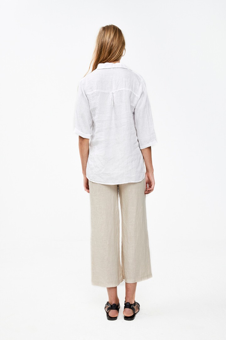 by-bar ines linen pant - sand 3