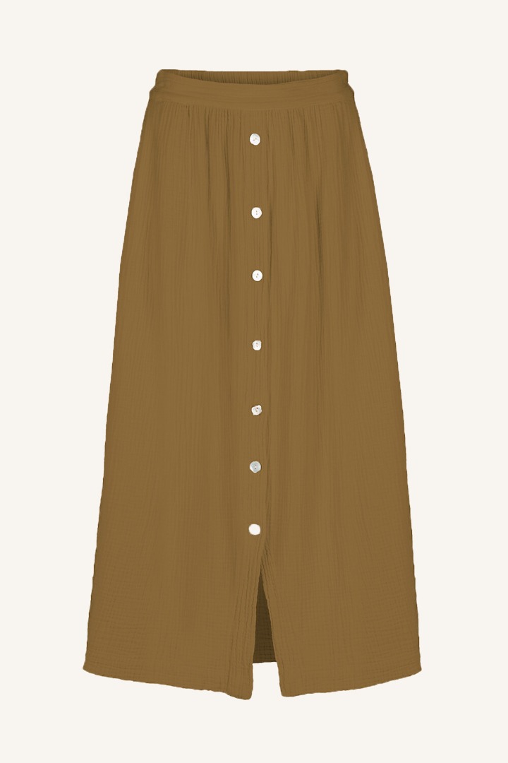 by-bar nine skirt - dry khaki 4