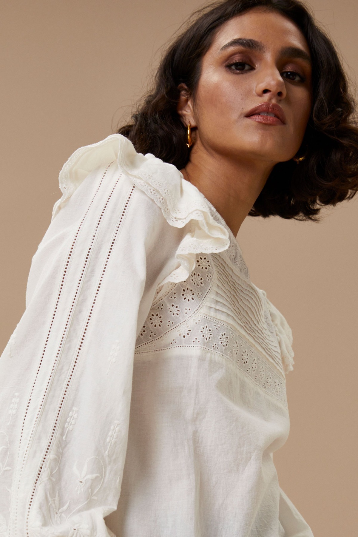 by-bar amsterdam - demi blouse - off white 5