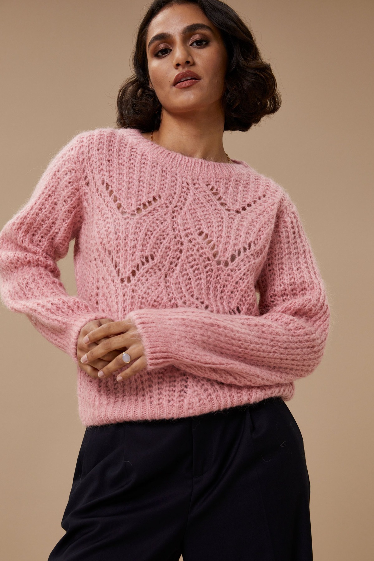 by-bar amsterdam - julie pullover - pink 2