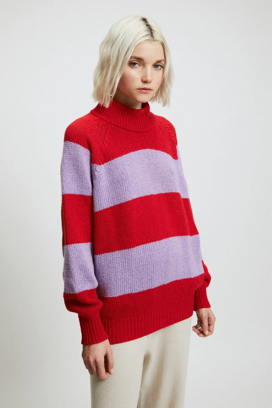 RITA ROW - Waite Sweater - Red/Lilac