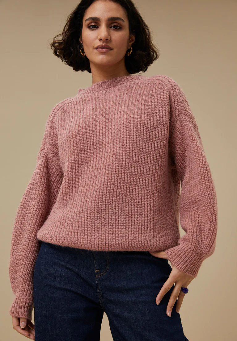 by-bar amsterdam - ollie pullover - ash rose 4