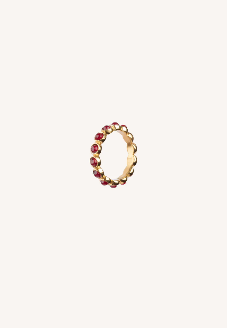 by-bar - pd minimal ring - candy red