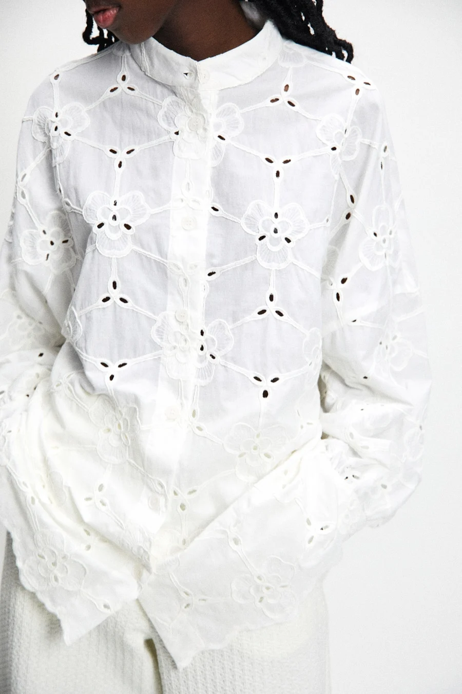 RITA ROW - Vesta Shirt - White 4