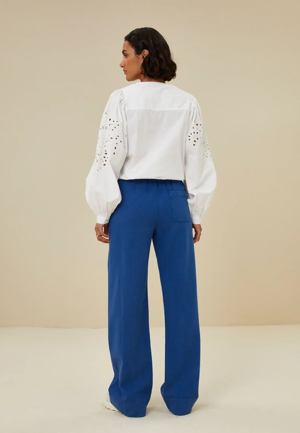 by-bar amsterdam - rikki embroidery blouse - white 3
