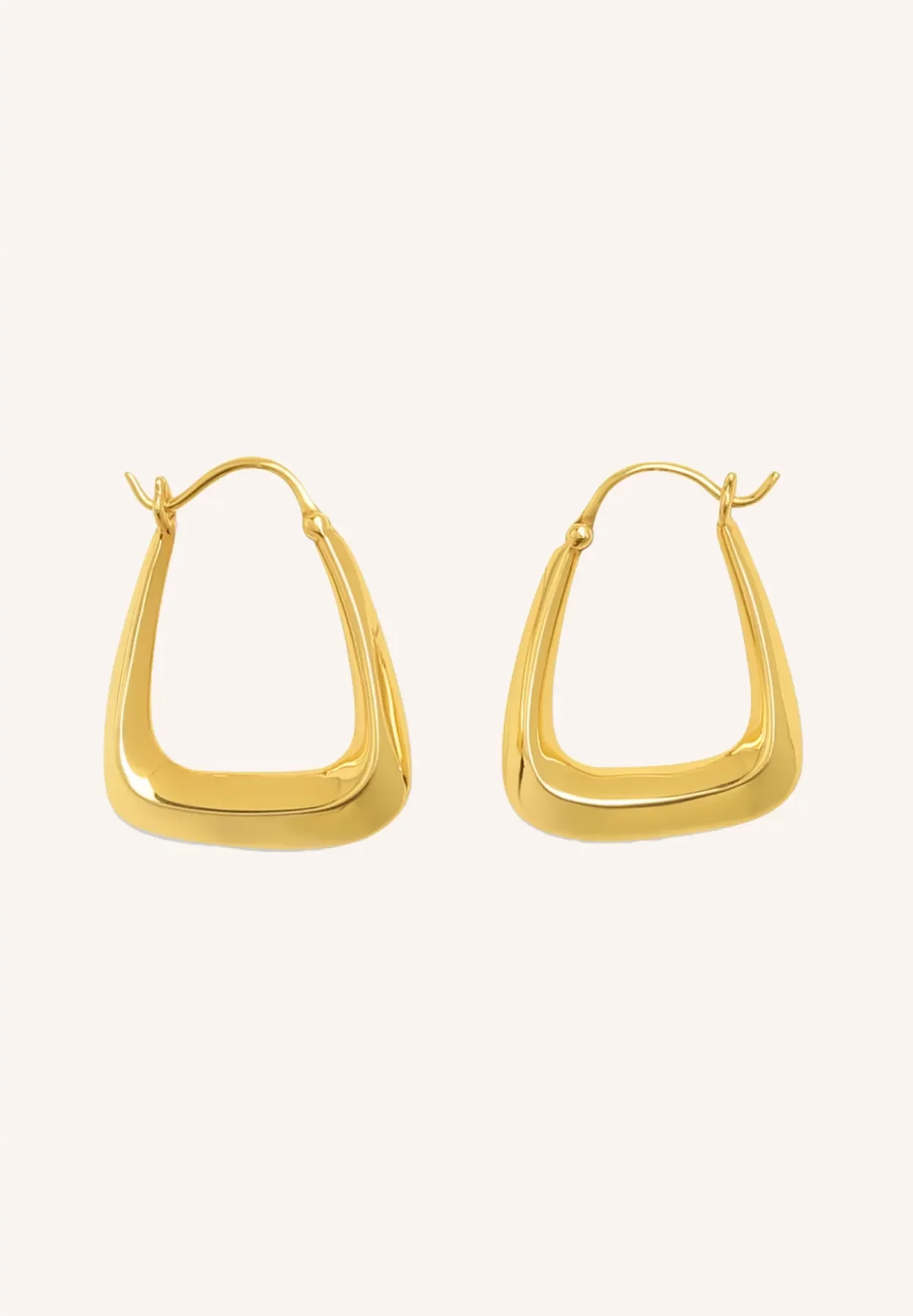 by-bar - luna earring - gold 2