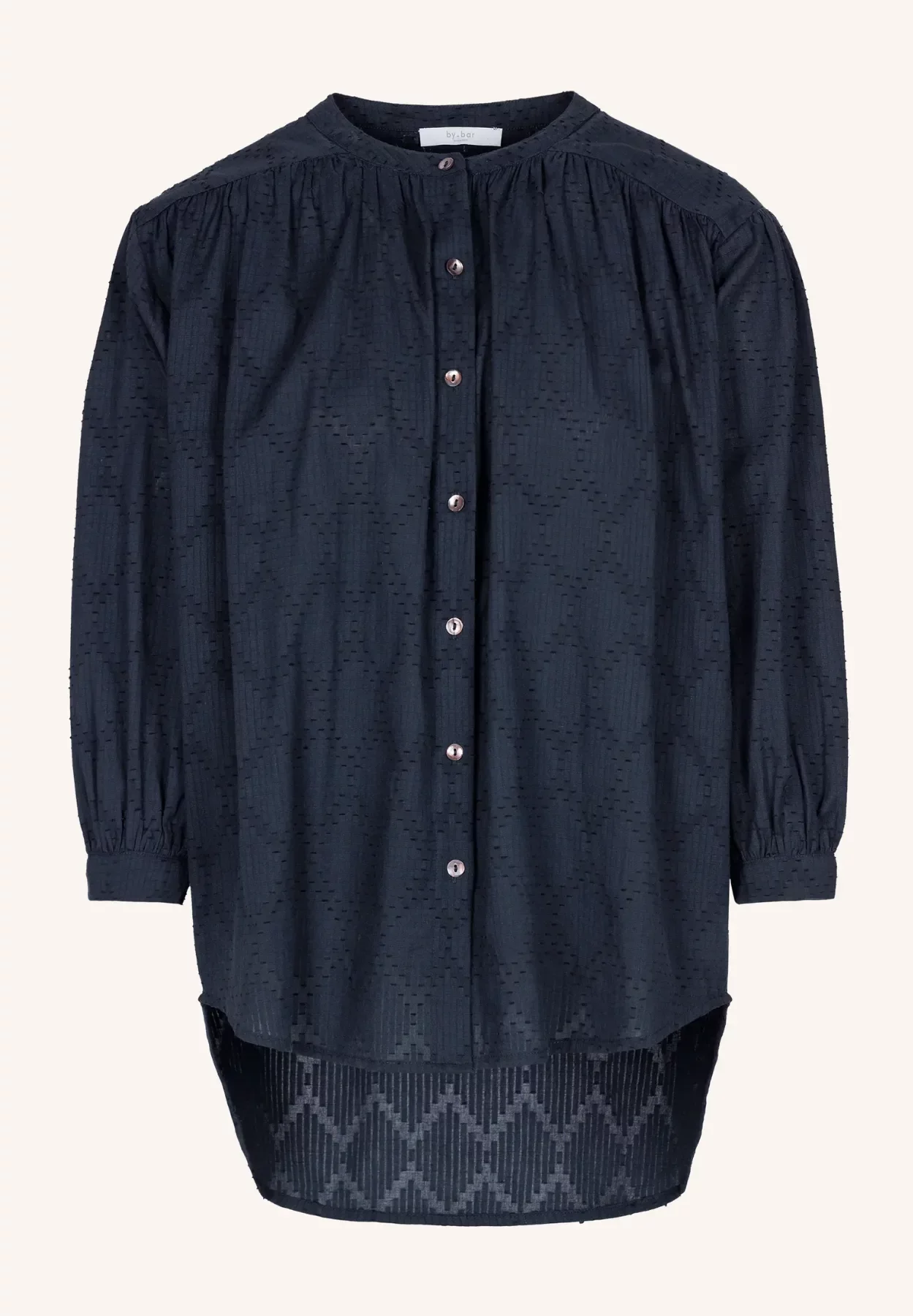 by-bar amsterdam - lucy structure blouse - midnight 5