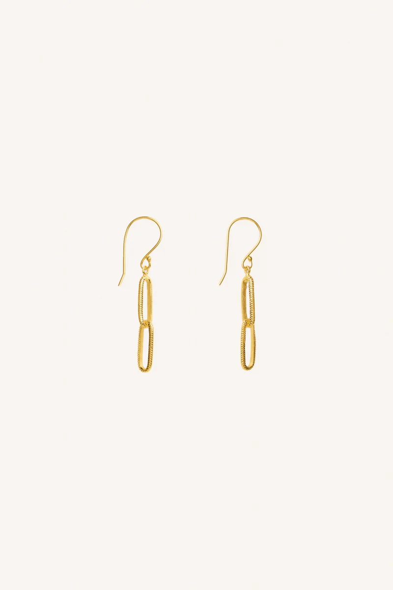 by-bar amsterdam - chain earring | gold 3