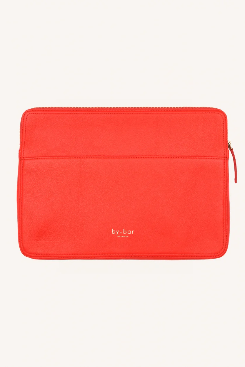by-bar amsterdam - laptop bag - poppy red 3