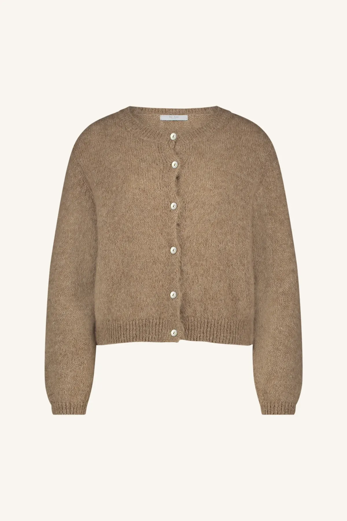 by-bar amsterdam - cleo natural cardigan | camel 6