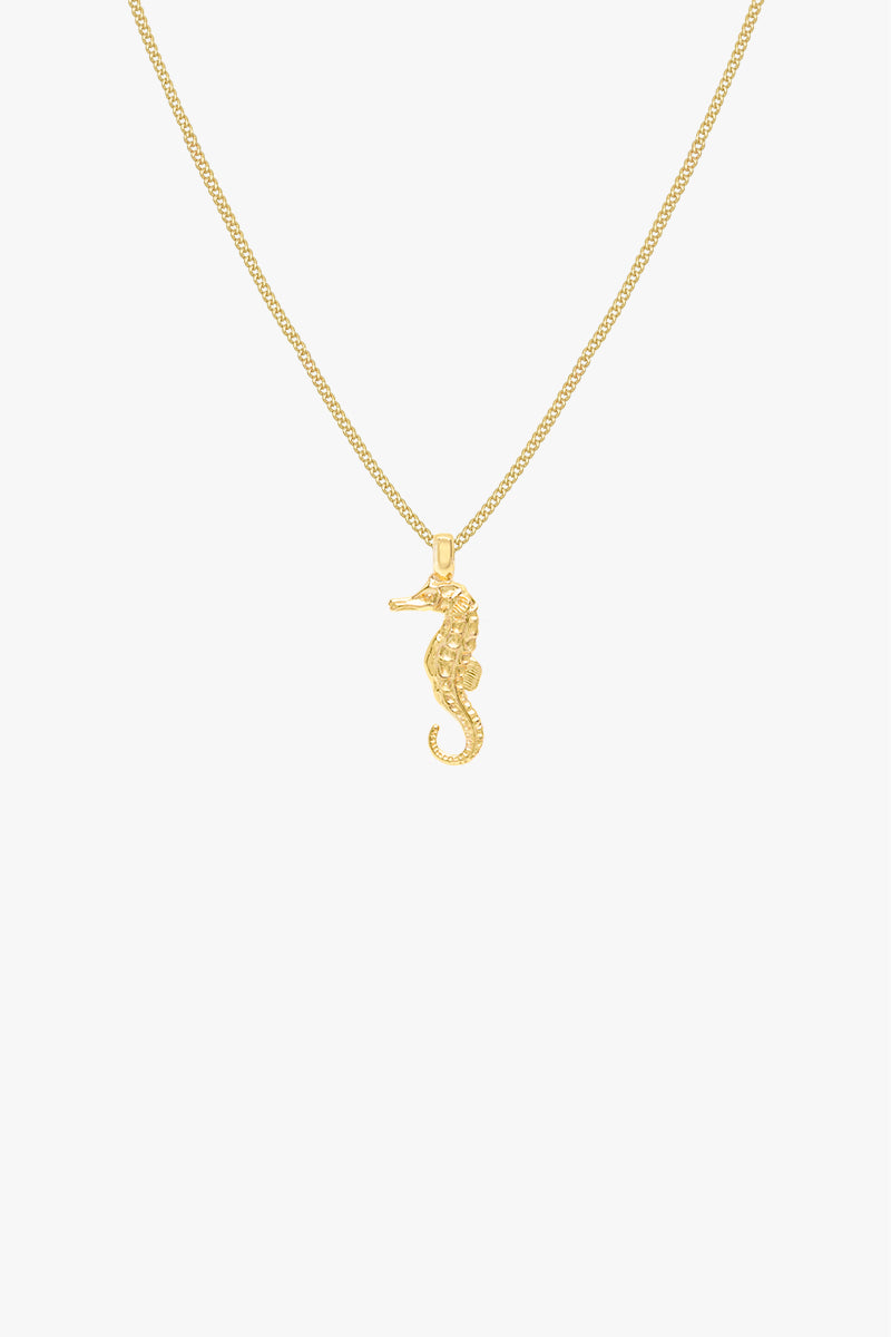 wildthings collectables - Seahorse necklace gold plated