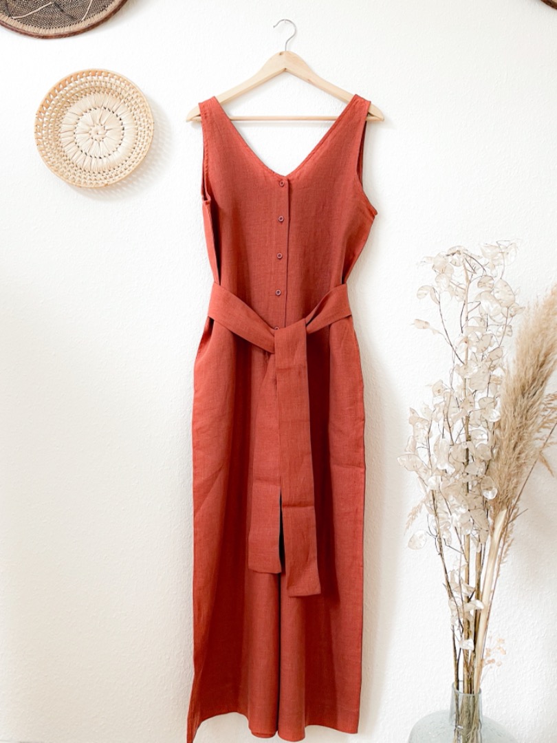 BEAUMONT ORGANIC - GIANNA-CLAY JUMPSUIT