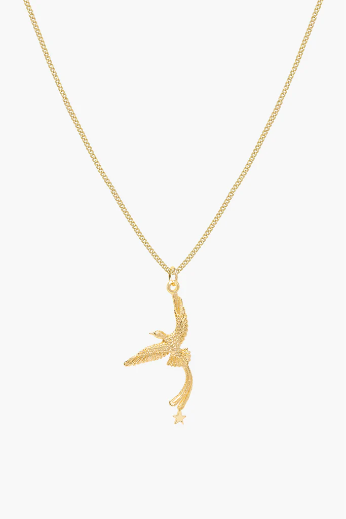 wildthings collectables - Bali bird necklace gold plated