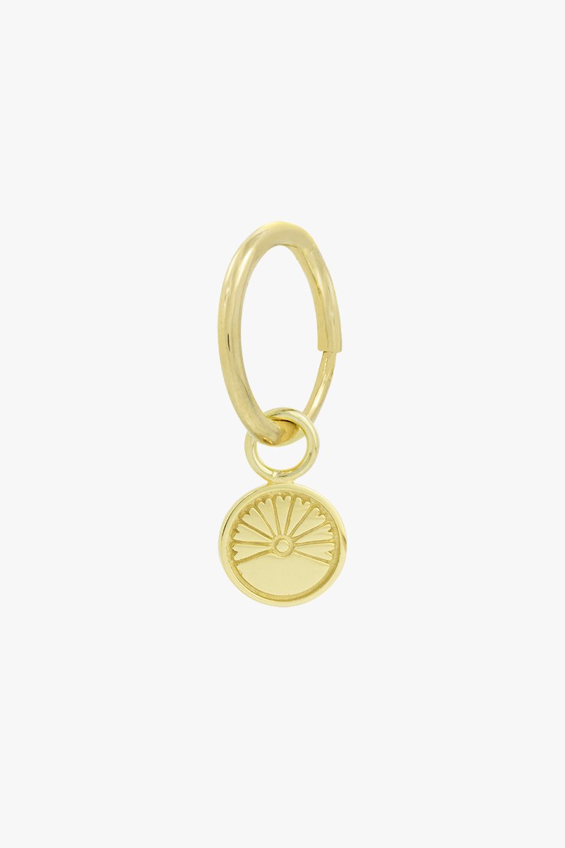 wildthings collectables - Voyage coin earring gold plated