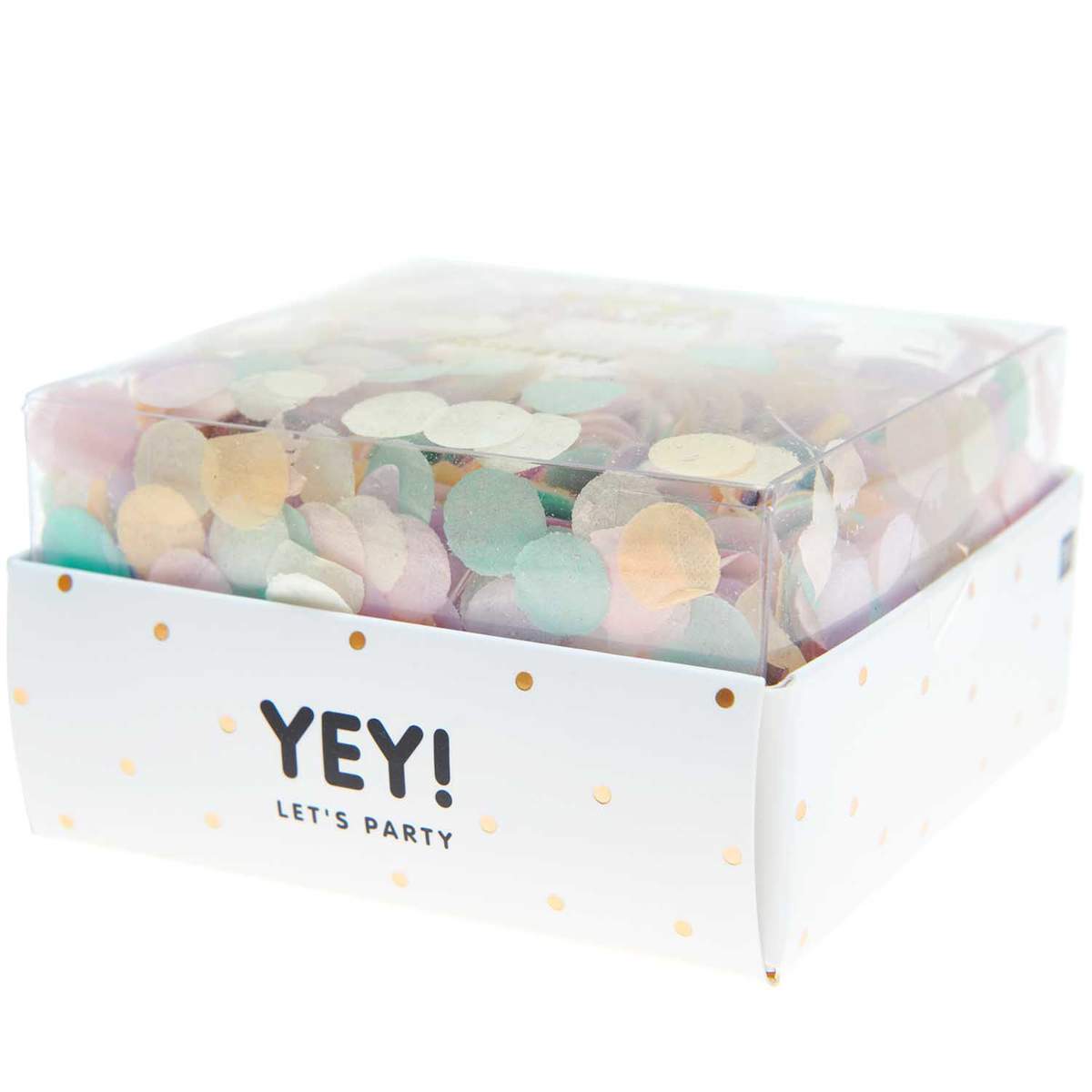 RICO Design - YEY Lets Party Konfetti Pastell Rainbow Mix 20g 2