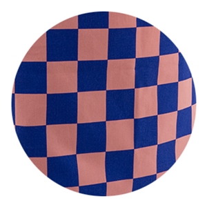 Kadodesign - Cotton Bag Checkerboard Cobalt Litchi 3