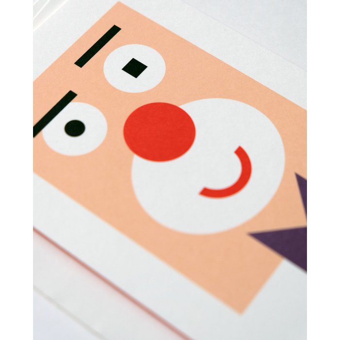 Haferkorn &amp; Sauerbrey - Geburtstagskarte Happy Clown 2