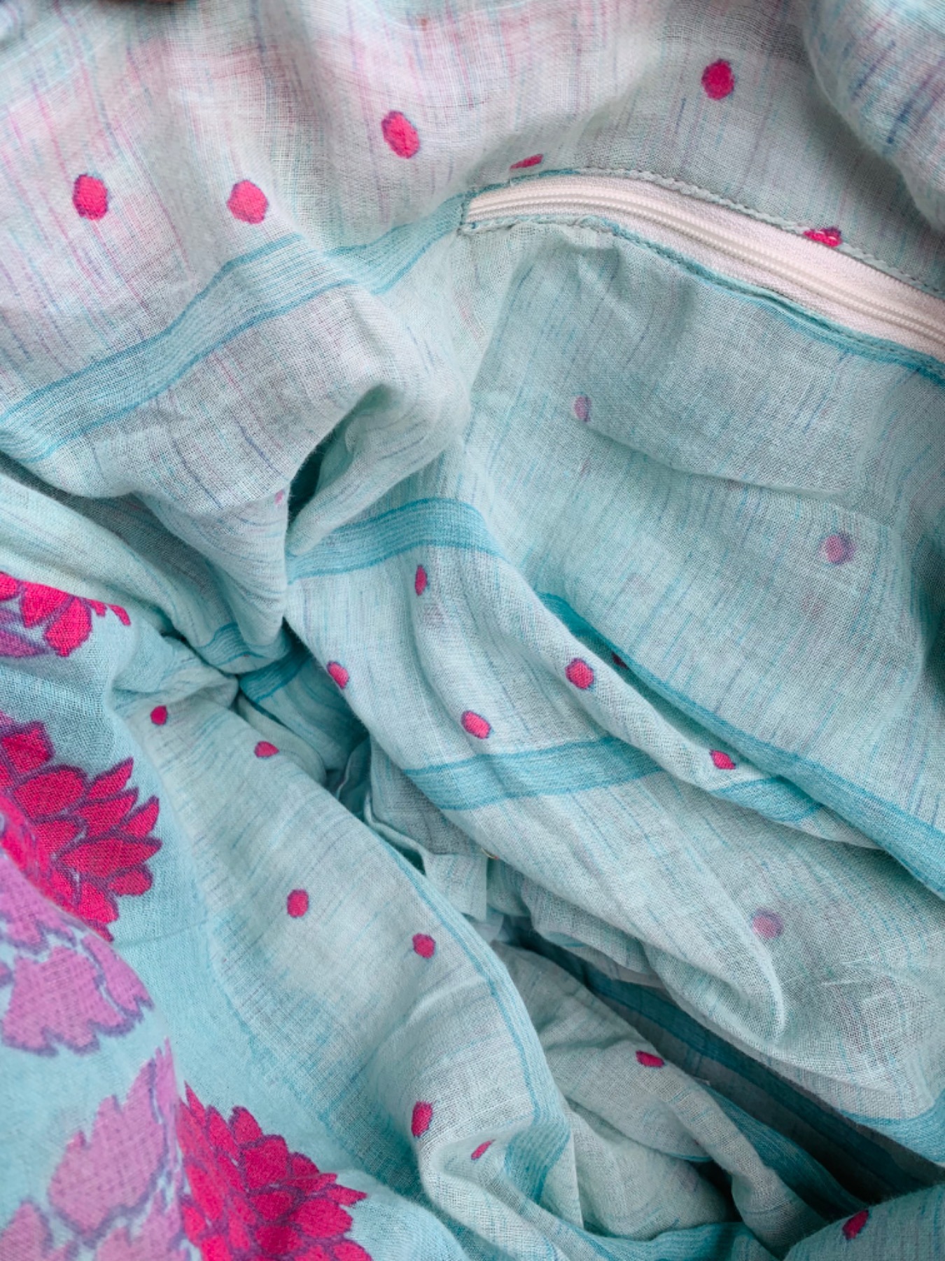 Solid - Tasche aus Sari - Pastel 4