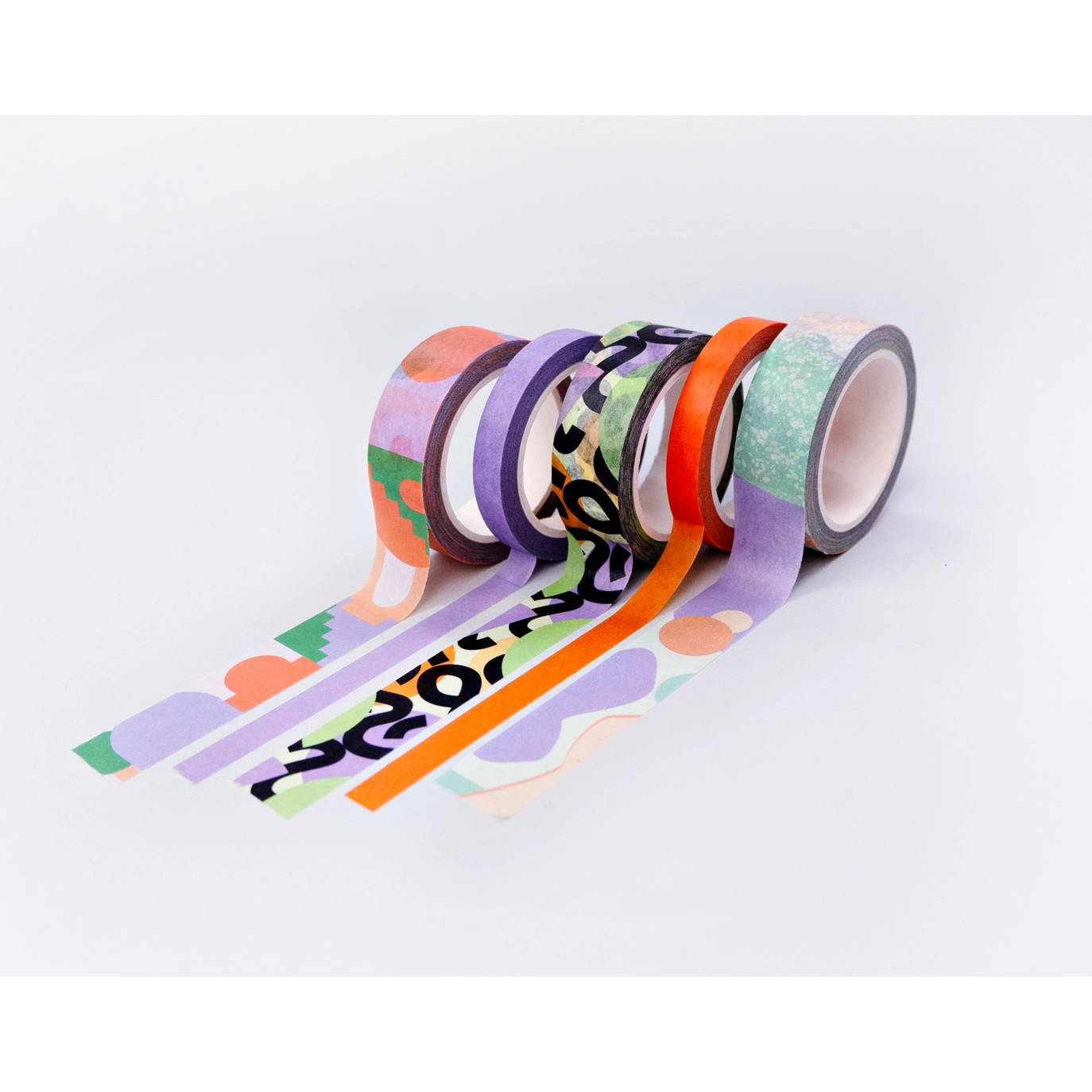 The Completist - Pastell Cities Washi Tape Set 4