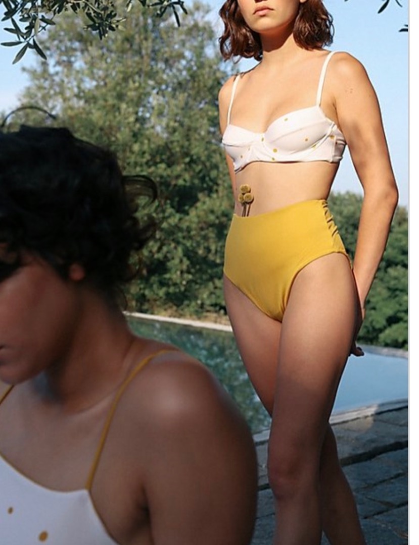 Clo Stories - Gabrielle balconette top in lavender Gabrielle reversible high waisted bikini bottom 4