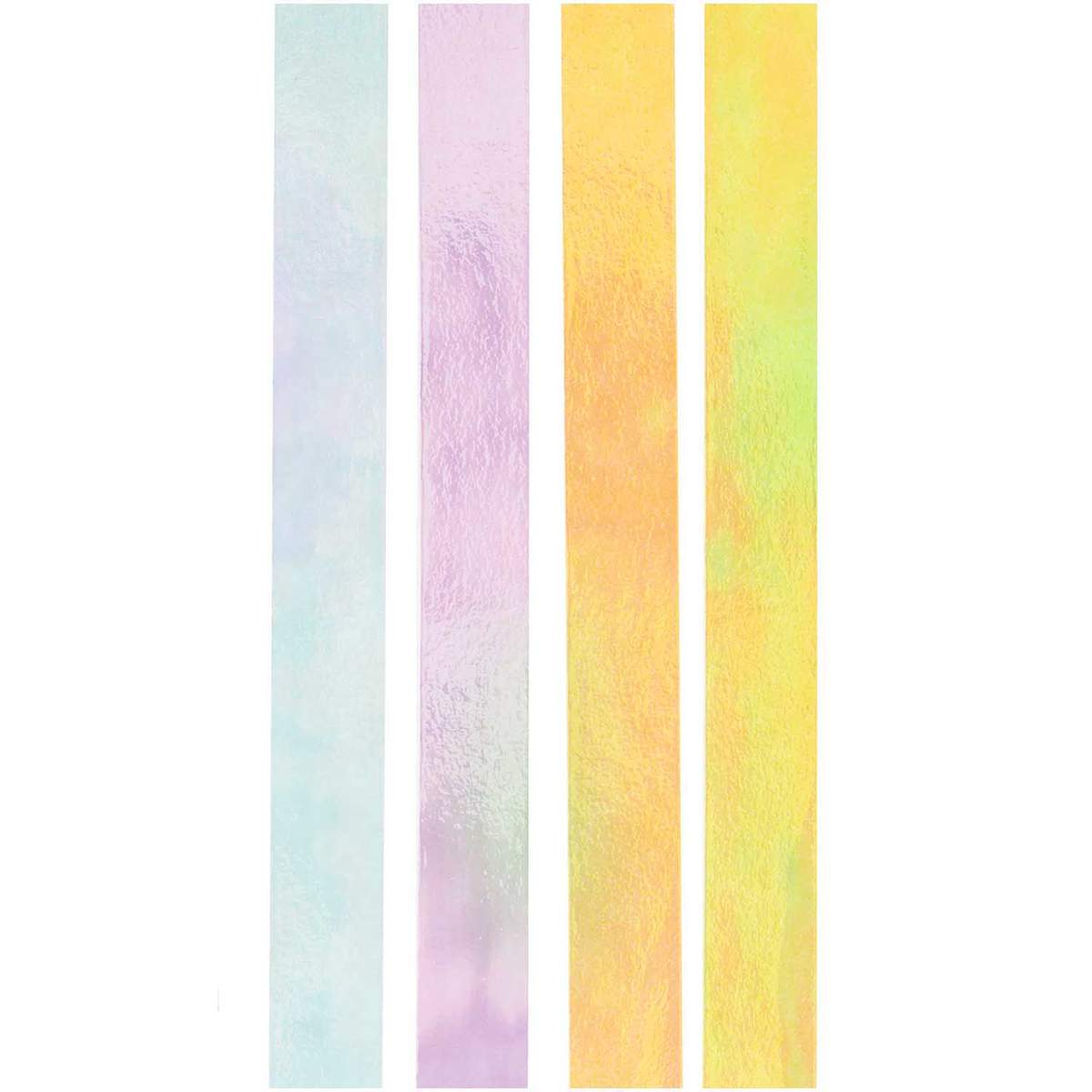 RICO Design - Paper Poetry Tape Set irisierend pastell 15mm 5m 4 Stück 3