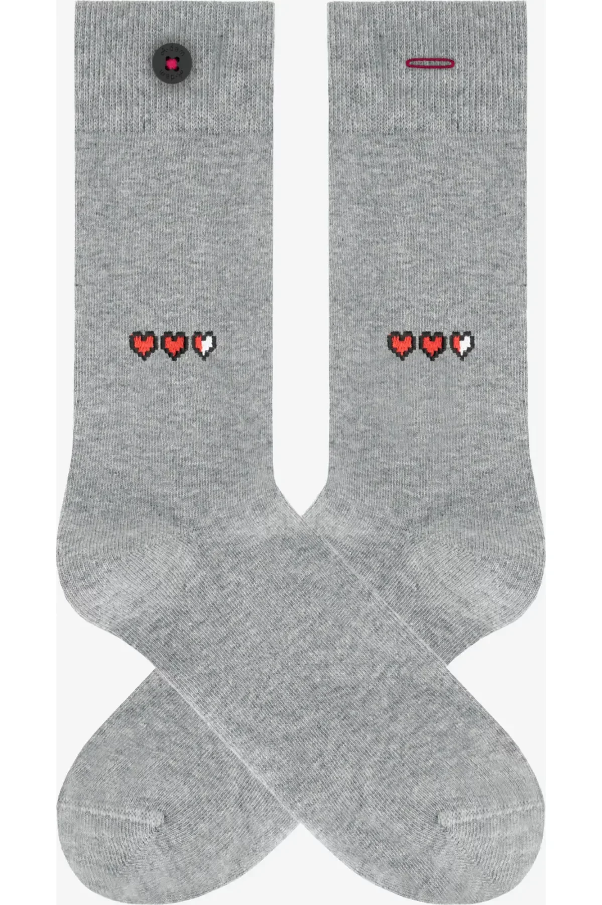 A-dam - Socken - Grey Heart 2