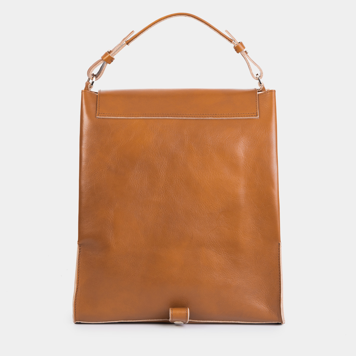 ann kurz - ALEX Laptop Bag - Vegetal Leather Cuoio 4
