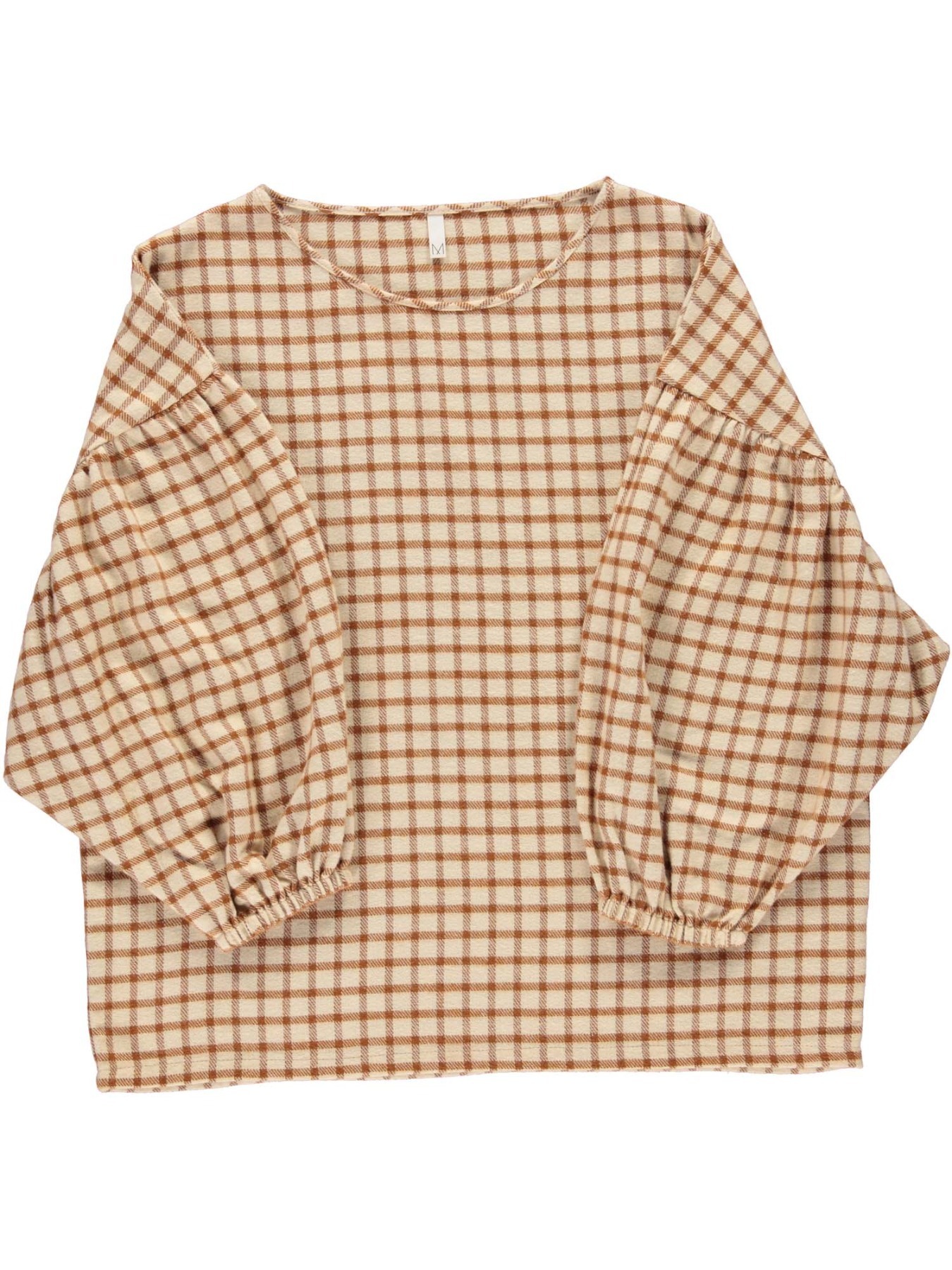 Monkind - Amber Check Puff Blouse - ADULT 3