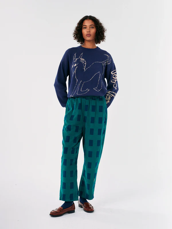 Bobo Choses - Checked corduroy cocoon pants