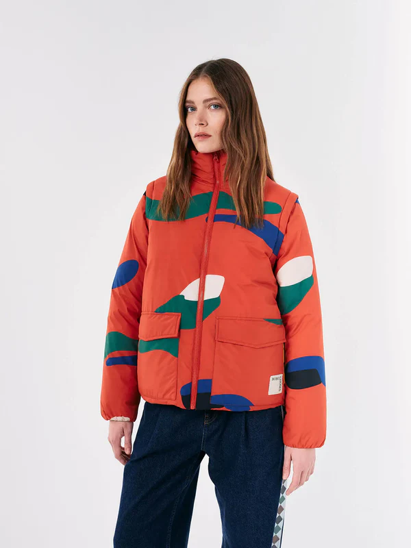 Bobo Choses - Brushstrokes printed puffer