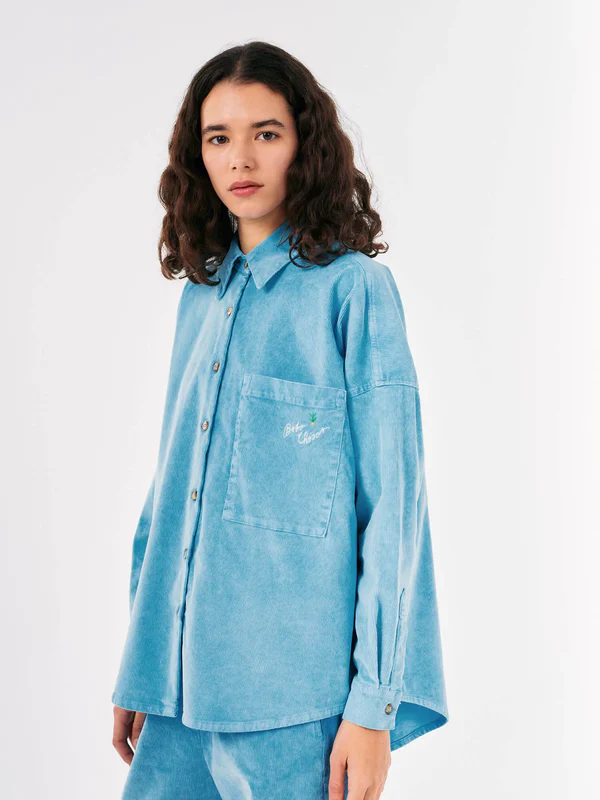 Bobo Choses - Embroidery corduroy overshirt