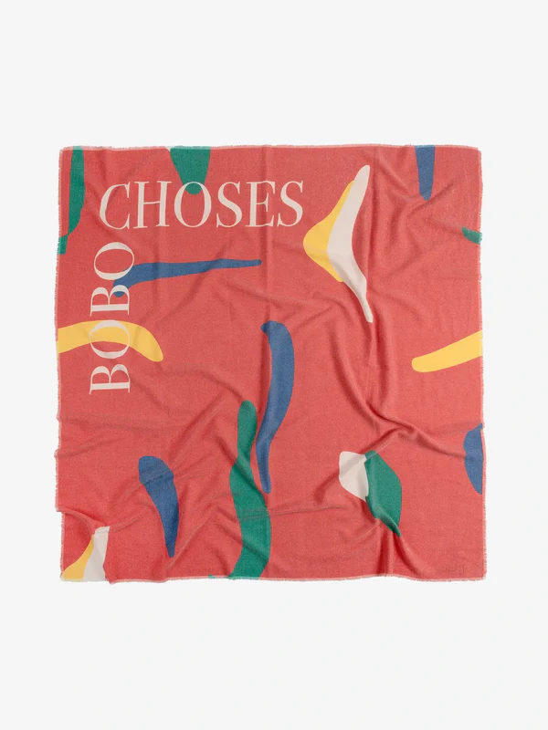 Bobo Choses - Bobo Choses Brushstrokes print large scarf 2