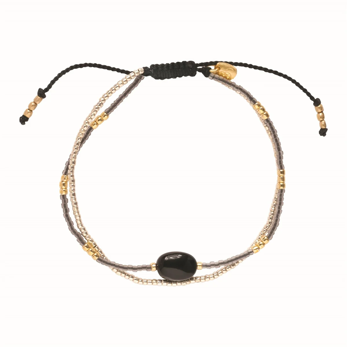 a Beautiful Story - Feeling Schwarzer Onyx Armband