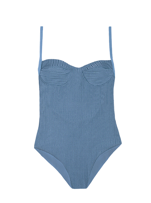 Clo Stories - Colette ribbed reversible swimsuit
