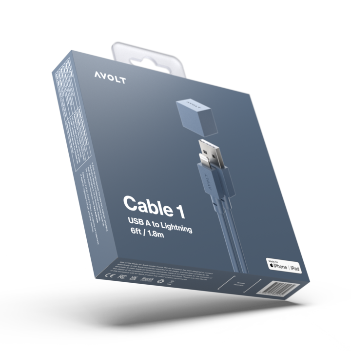 Avolt Cable 1 Ladekabel - Ocean Blue 7