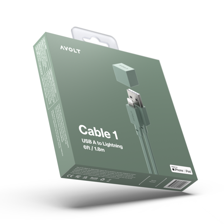 Avolt Cable 1 Ladekabel - Oak Green 7
