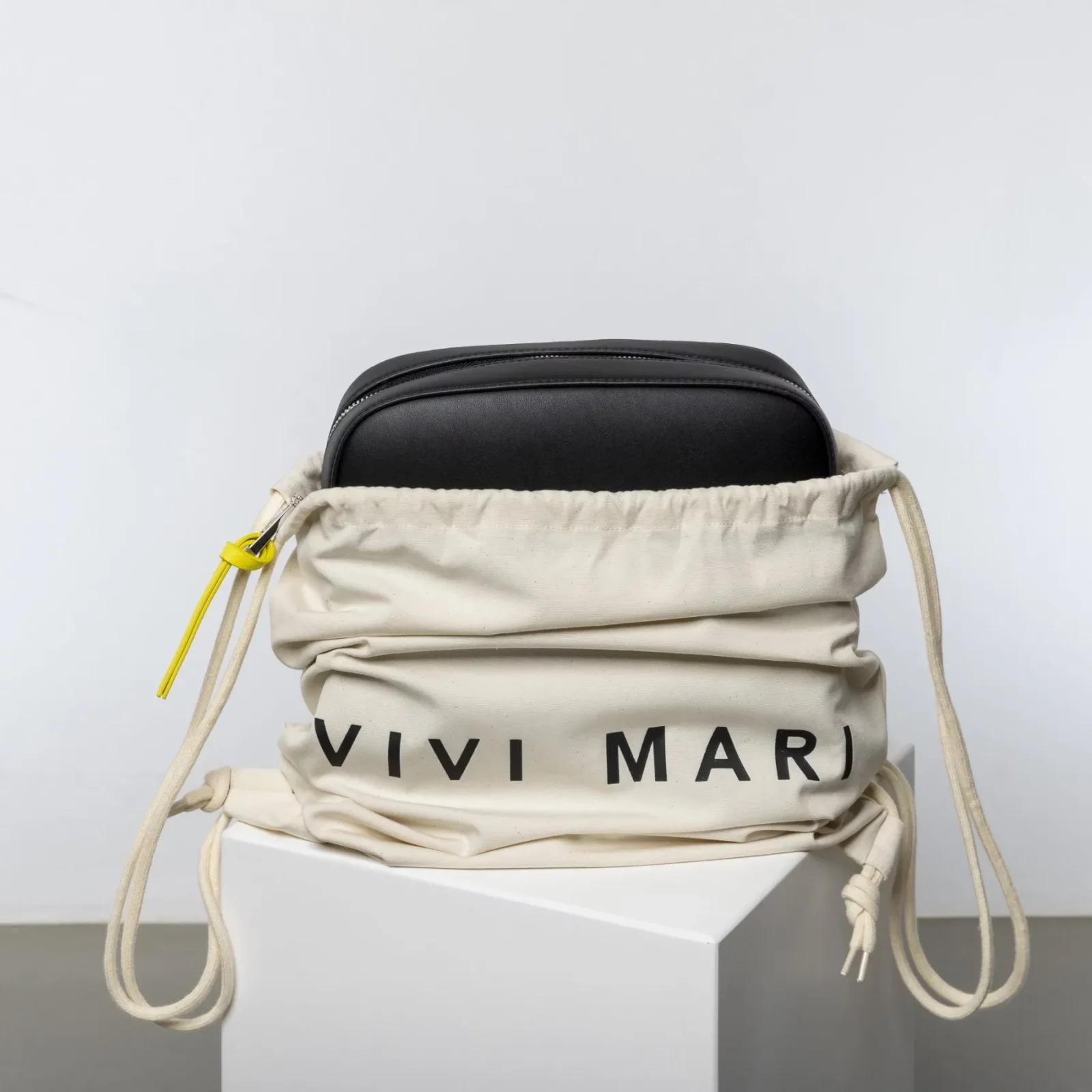 VIVI MARI - crossbody bag strap basic woven - black 12