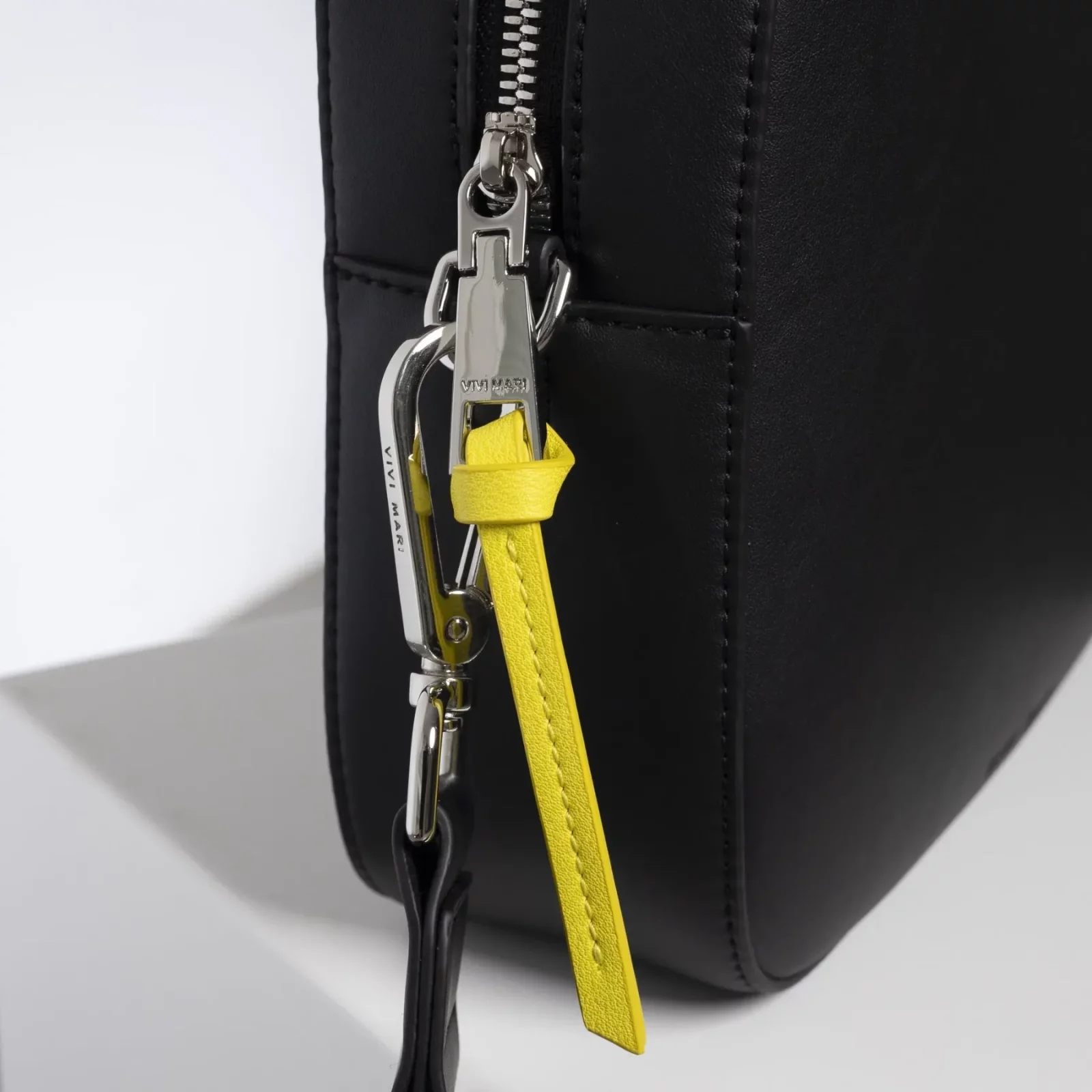 VIVI MARI - crossbody bag strap basic woven - black 4