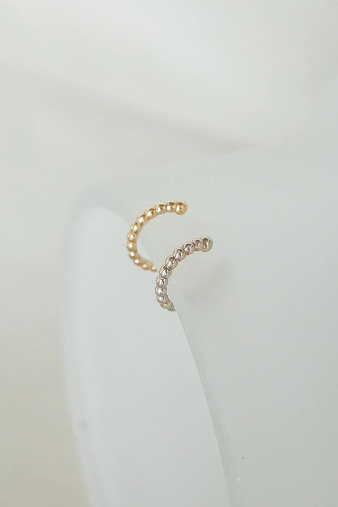 wildthings collectables - Bubble ear cuff gold plated 4