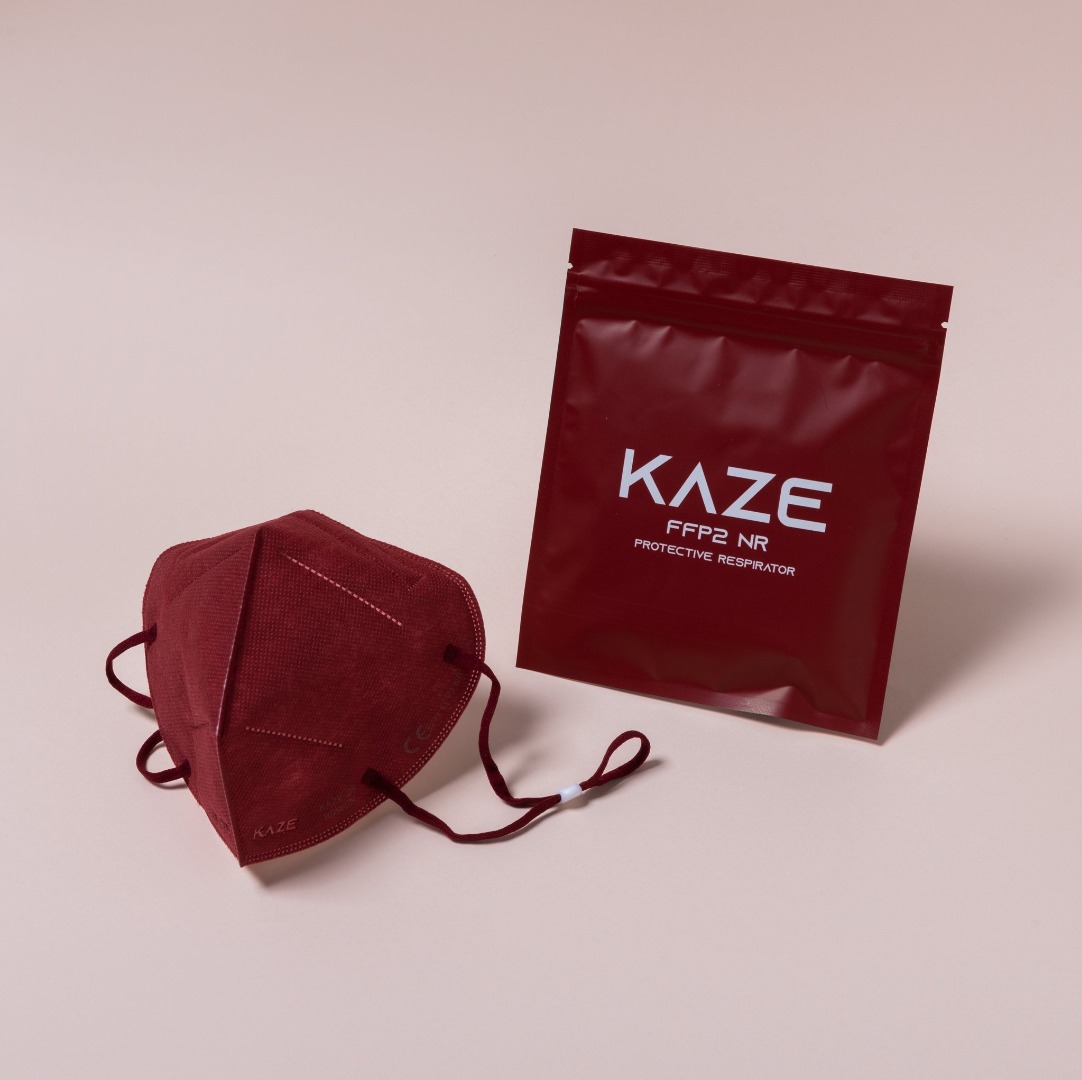 KAZE - FFP2 Maske - Maroon