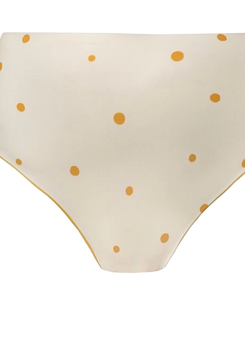 Clo Stories - Gabrielle balconette dots top Gabrielle reversible high waisted bikini bottom 5