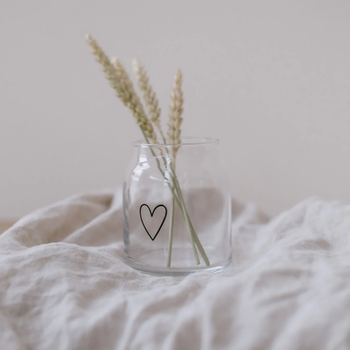 Eulenschnitt - Vase klein - Herz