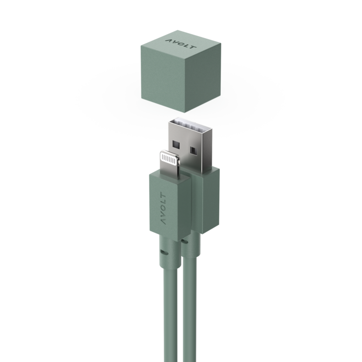 Avolt Cable 1 Ladekabel - Oak Green