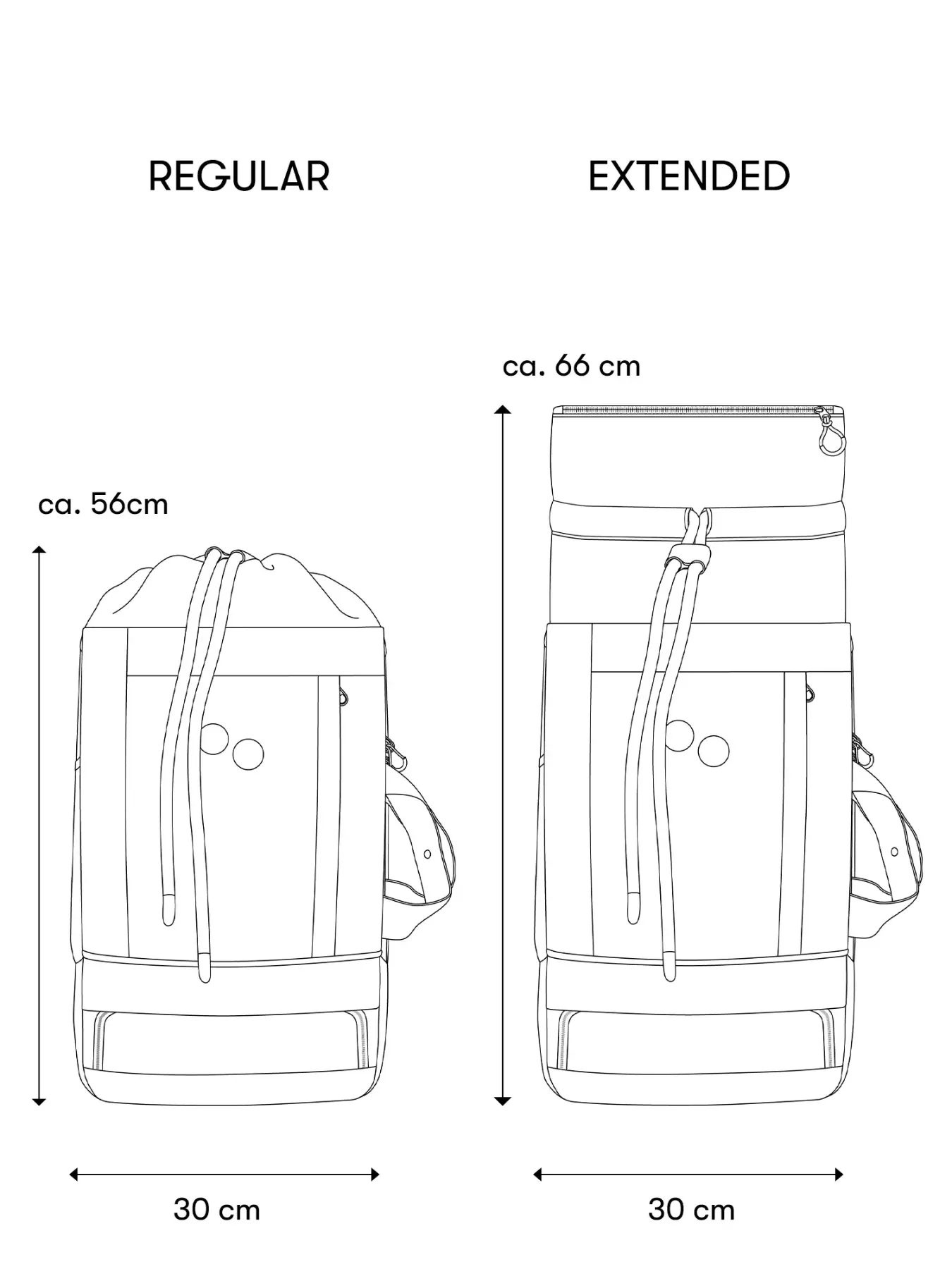 pinqponq Backpack BLOK medium - Deep Anthra 13