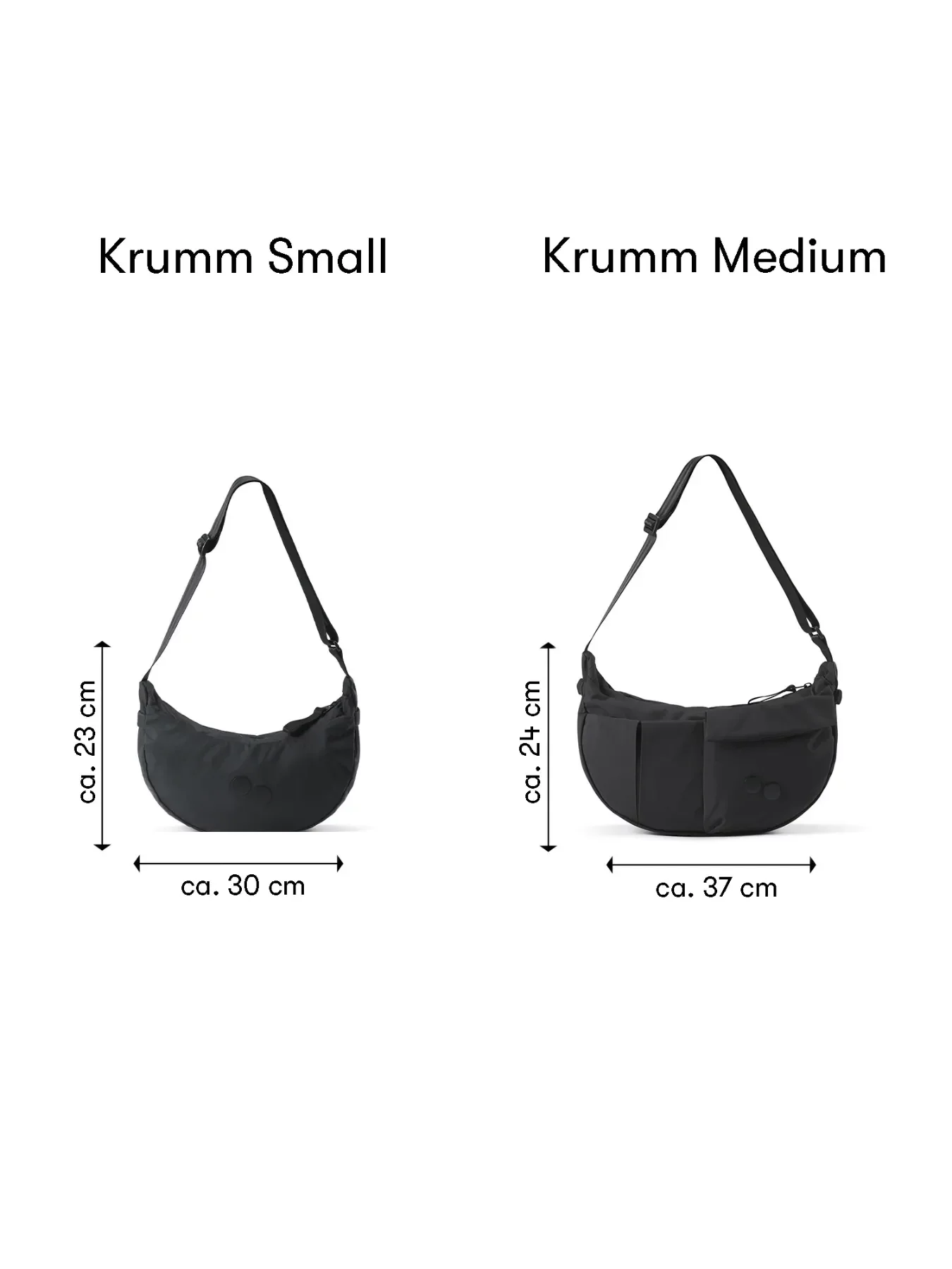 pinqponq Backpack KRUMM SMALL - PURE BLACK 10