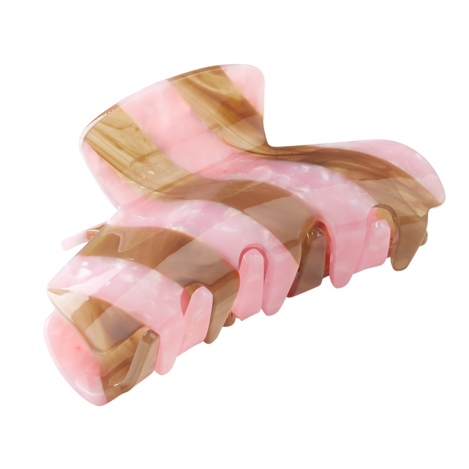 Hello Love - Hair Clip Theda stripes - pink