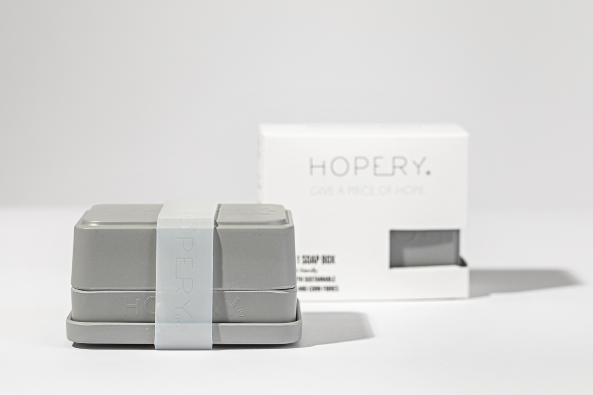 Hopery - 3 in 1 soap box / GREY 2