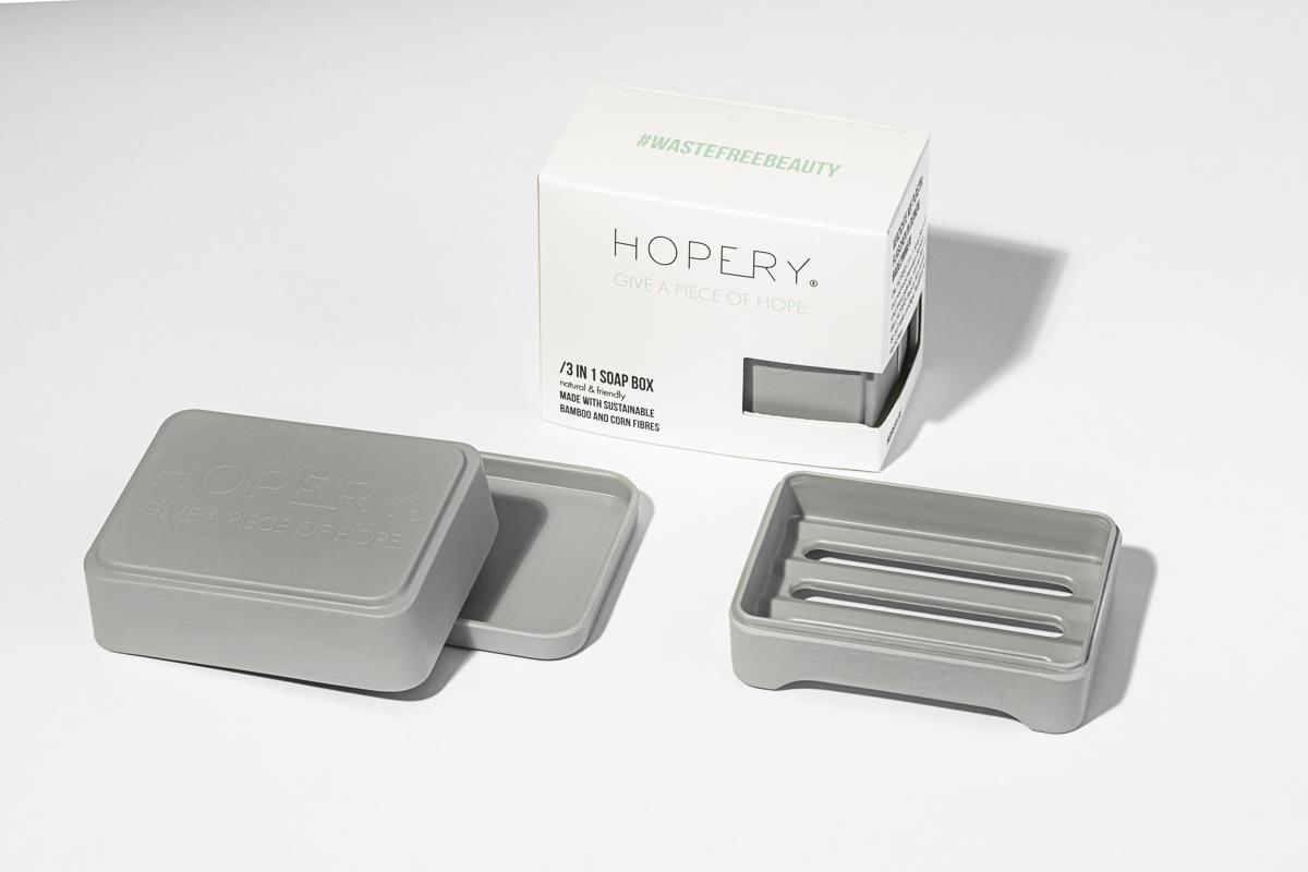 Hopery - 3 in 1 soap box / GREY