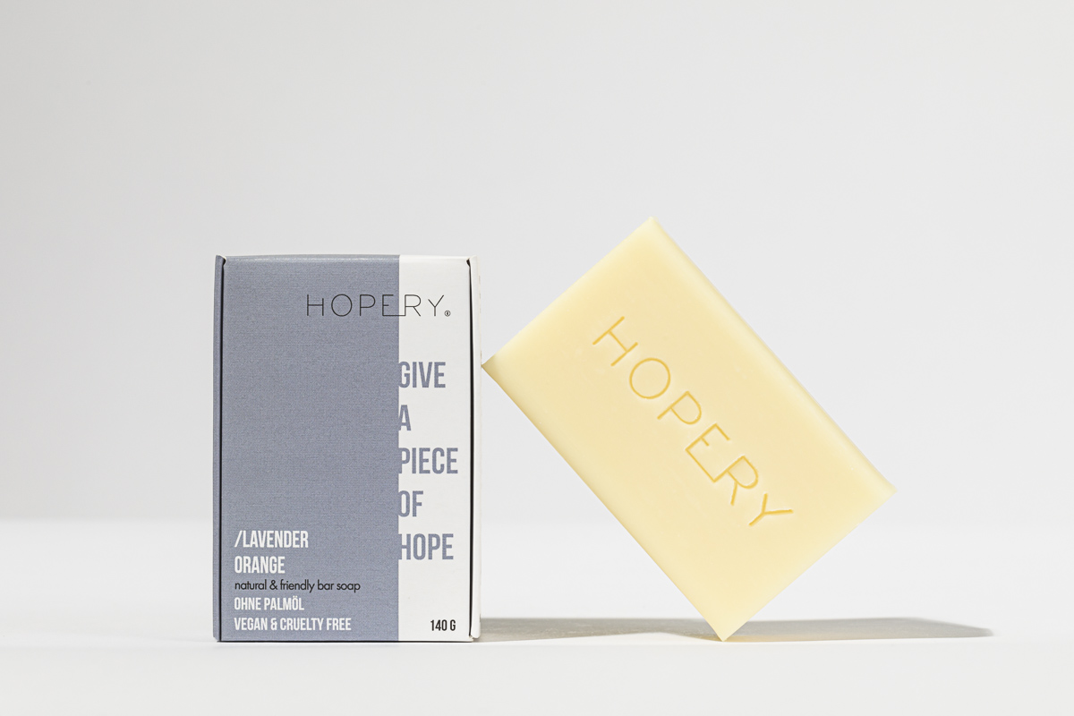 Hopery - natural & friendly bar soap 140g / LAVENDA ORANGE 3