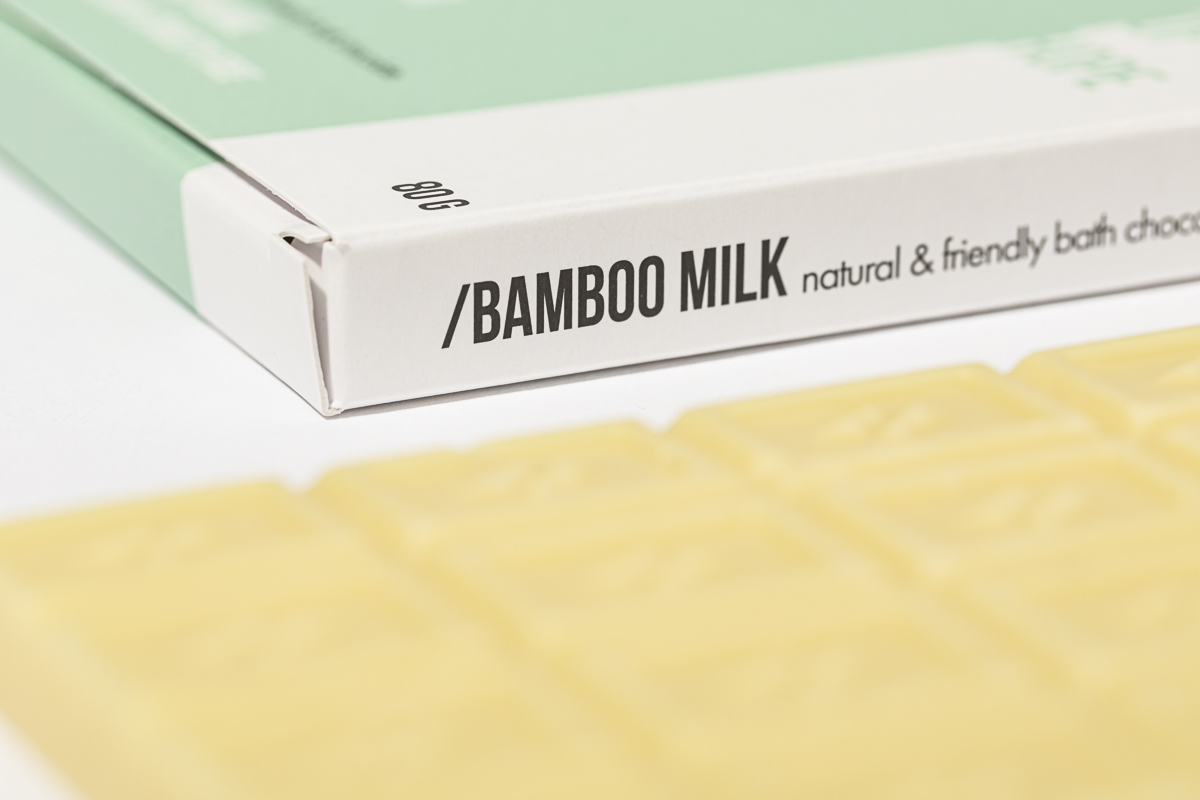 Hopery - natural & friendly bath chocolate 80g / BAMBOO MILK 2